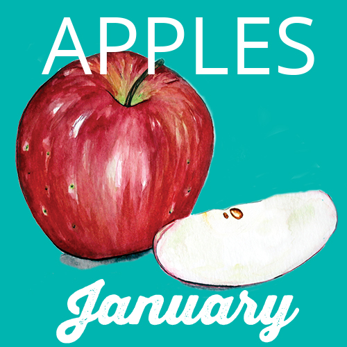 Apples Food of the Month in January
